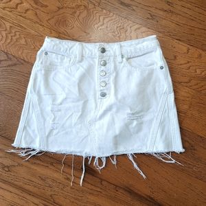 We the Free Distressed Denim Skirt Size 27